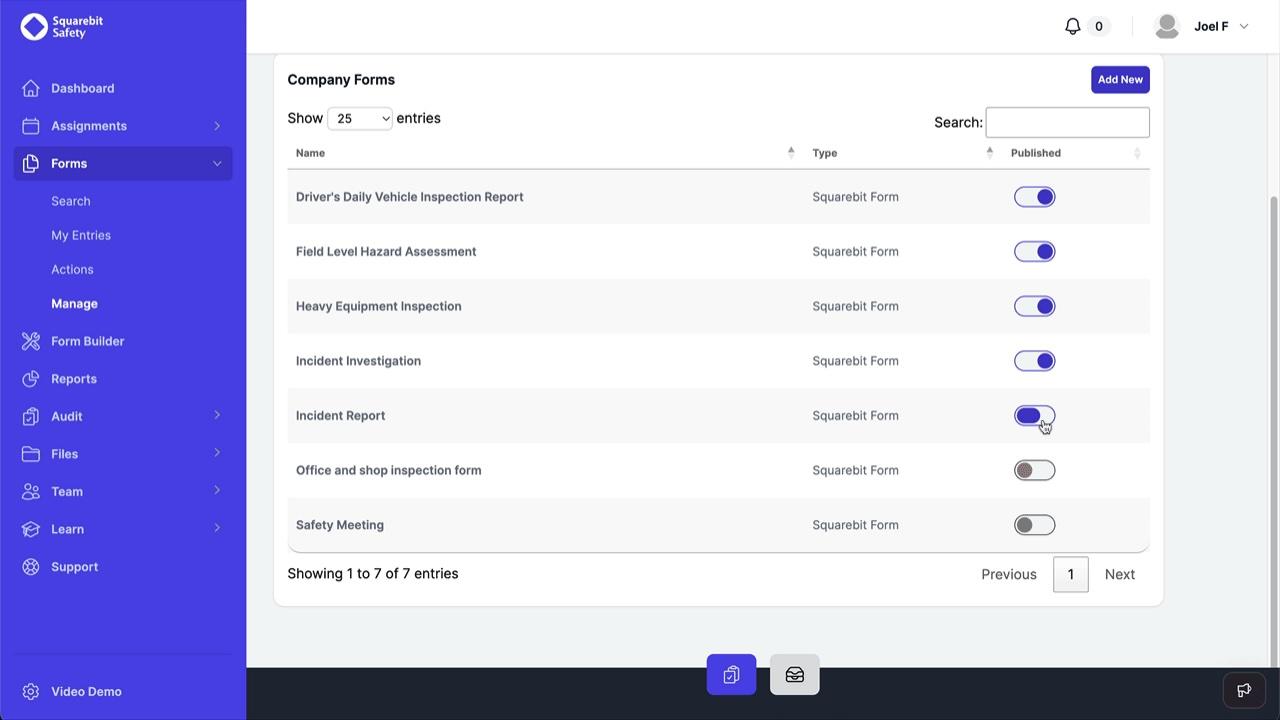 Ready-to-go Forms